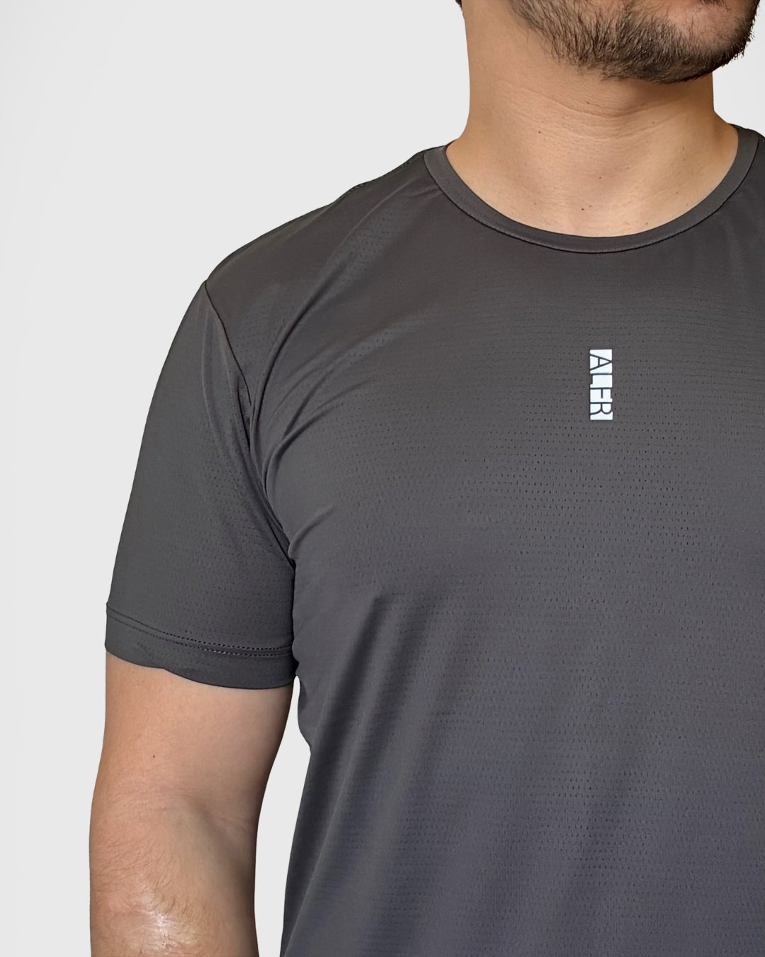 Camiseta Tecnológica Poliamida Cinza