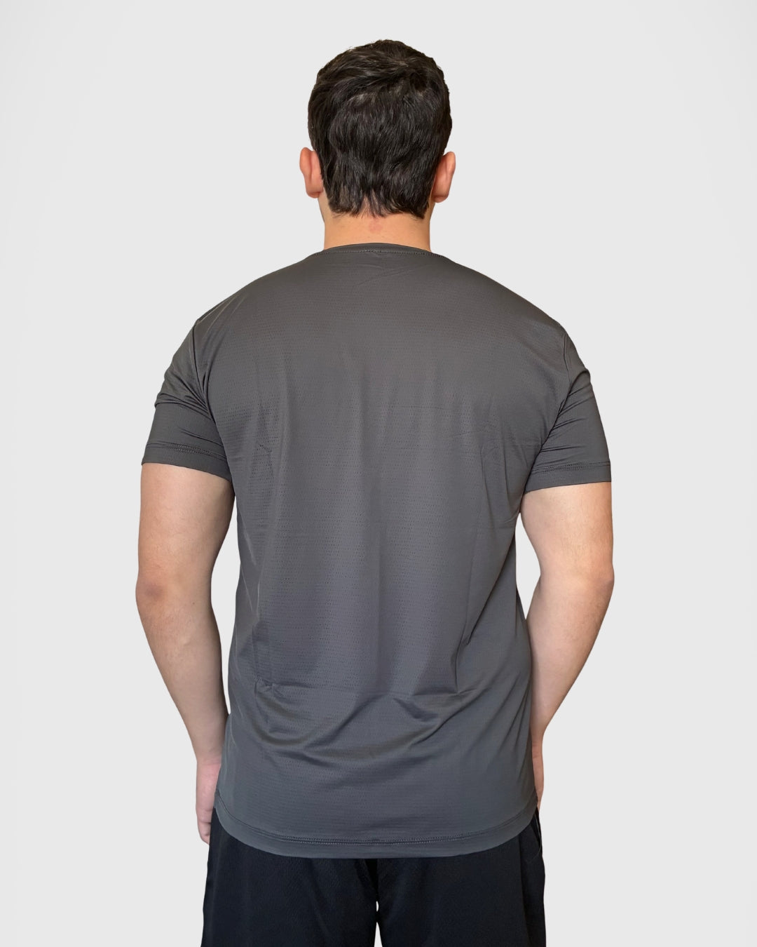 Camiseta Tecnológica Poliamida Cinza